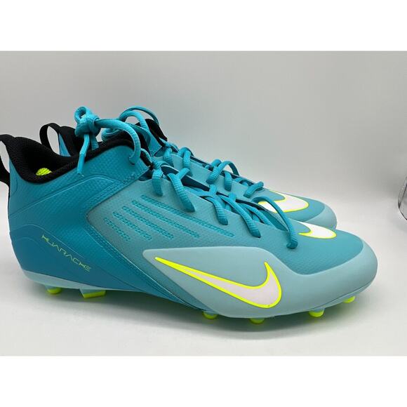 Nike Alpha Huarache 8 Varsity Lax Turquoise Lacrosse CZ6558-400 Men's 11.5 - Picture 1 of 12
